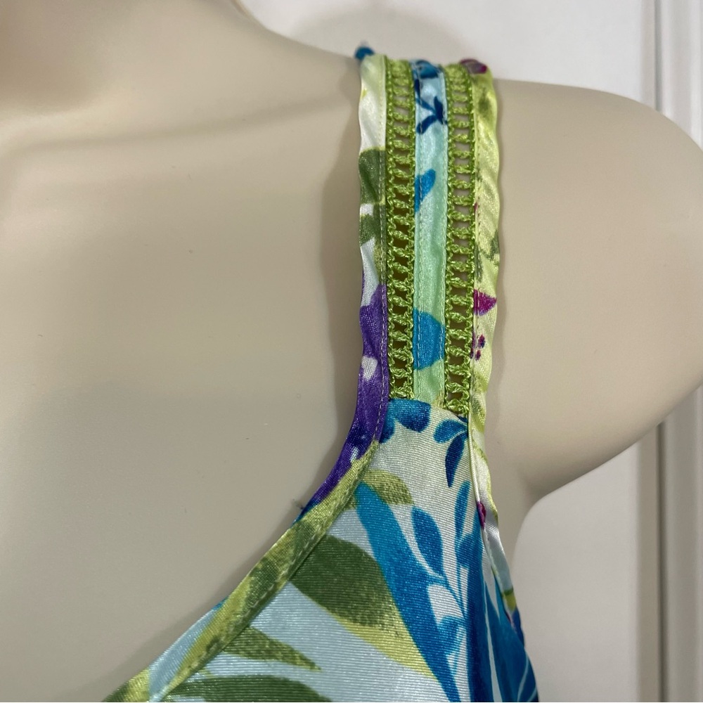 Y2K Vintage Floral Slip Dress Chemise - Picture 7 of 8